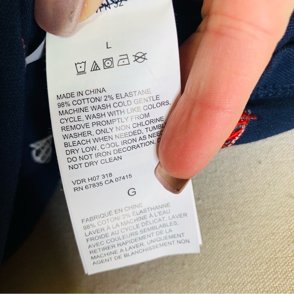 Nautica Navy Embroidered Logo Polo Shirt LARGE 3586 - Picture 7 of 9